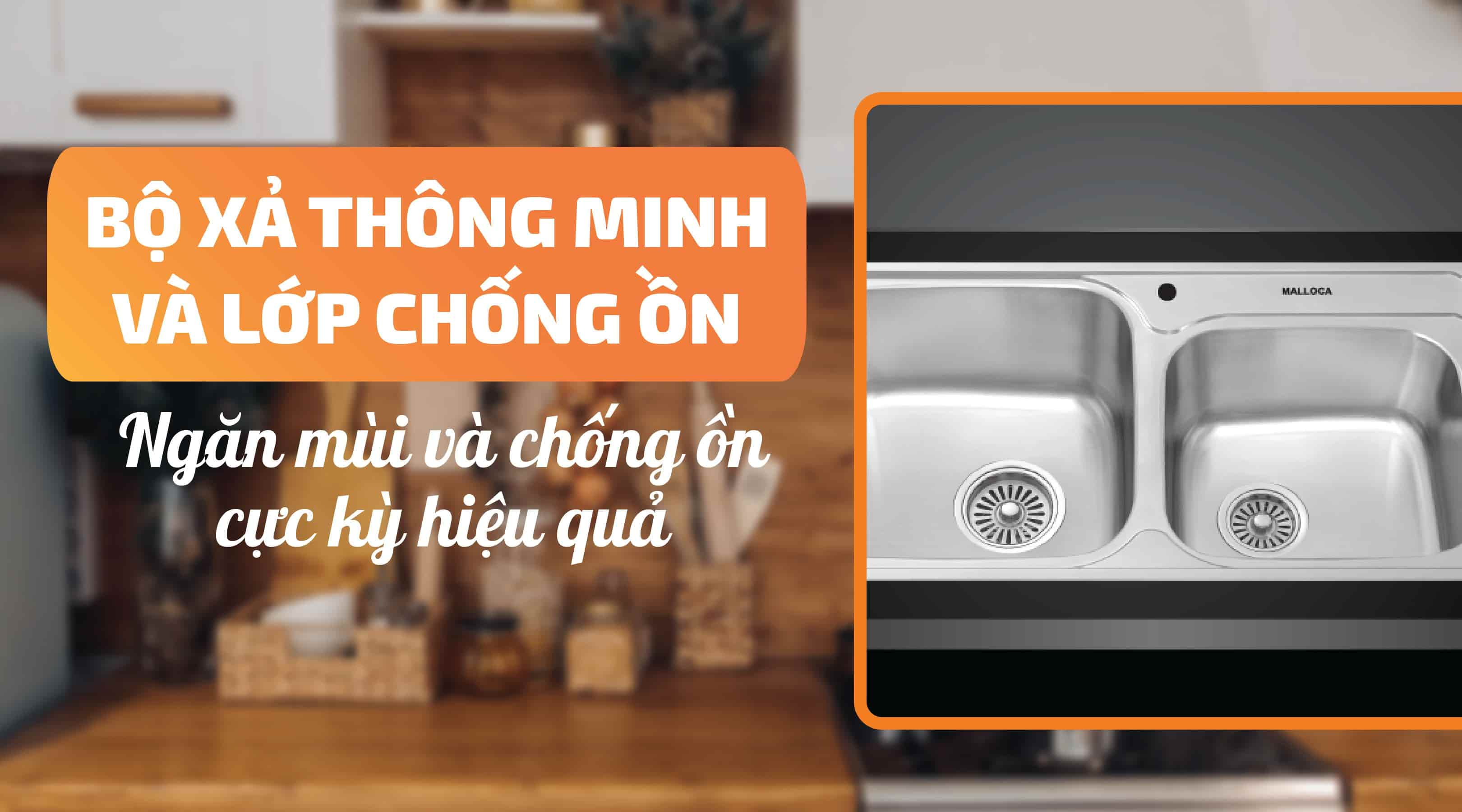 Chậu rửa chén MS 1011 NEW - Bộ xả thông minh